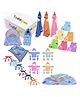 Toddylon 52 in 1 New Born Baby Complete Daily Items Combo   Blue