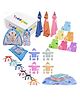 Toddylon 52 in 1 New Born Baby Complete Daily Essentials Items Combo   Blue