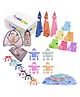 Toddylon 52 in 1 New Born Baby Complete Daily Essentials Items Combo   Grey
