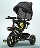 Baybee Blaze 4-in-1 Baby Tricycle for Kids with Smart Parental Push Handle, Safety Guardrail & Canopy | Kids Tricycle with 3 EVA Wheels, Bell & Basket, Trike Baby Cycle - Yellow