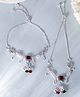 VALLEY OF JEWELLERY - Set of 2 Silver Plated With Beads Anklet - Silver