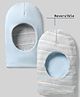 Ben Benny Interlock Knit Reversible Monkey Cap with Stripes Light Blue - Diameter 14 cm