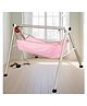 TinyTyke- Automatic Baby Cradle Round Pipe- Fully Foldable | With Warranty | Simple Hammock | Pink