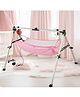 TinyTyke- Automatic Baby Cradle Square Pipe- Fully Foldable | With Warranty | Simple Hammock | Pink