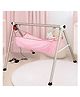 TinyTyke- Automatic Baby Cradle Round Pipe- Semi Foldable | With Warranty | Simple Hammock | Pink