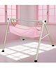 TinyTyke-Manual Baby Cradle Round Pipe - Semi Foldable | Simple Hammock  | Pink
