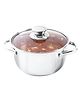 Wonderchef Nigella Stainless Steel Casserole with Lid 16cm-Sliver