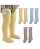Bembika  Cotton Pack Of 3 Animals Designed Socks - Multi Colour