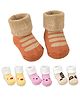 Bembika Soft Cotton Pack Of 4 Animals Designed Socks - Multi Colour