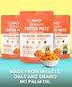 Troovy Healthy Tangy Tomato Protein Puffs | Tasty and High Protein Snacks | No Palm Oil, Cholesterol or Trans Fats, No Junk & Chemicals | Made with Six Millets and Grains | Tomato Flavored | 3 X 80 g