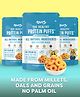 Troovy Healthy Cheese & Herbs Protein Puffs | Tasty and High Protein Snacks | No Palm Oil, Cholesterol or Trans Fats, No Junk & Chemicals | Made with Six Millets and Grains | Cheese & Herbs Flavored | 3 X 80 grams