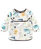 Tony Stark Sleeved Waterproof Baby Bib with Pocket | Lightweight EVA Toddler Bib for 6 to 24 Months (Jurassic Joy)