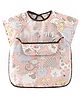 Tony Stark Sleeved Waterproof Baby Bib with Pocket | Lightweight EVA Toddler Bib for 6 to 24 Months (Cheeky Chimp)
