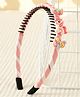 Babyhug Hair Band With Unicorn Applique - Pink
