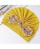 Bonfino Headbands with Bow Applique Free Size - Yellow
