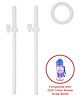 Skip Hop Zoo Extra Straws 2pk Tritan Renew Transparent 12M to 36M