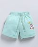 FUN A2Z Cotton Sinker Baby Unicorn Printed Shorts - Sky Blue
