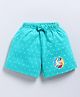 FUN A2Z Cotton Sinker Stars Printed Shorts - Coral Green