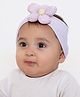 Arendelle Cotton Floral Applique Detailed Headband - Lilac