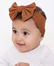 Arendelle Bow Applique Detailed Headband - Bronze
