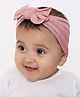Arendelle Bow Applique Detailed Headband - Rose Pink