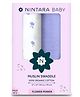 Nintara Baby Soft Extra Large Swaddle Pack of 2 - Flower Power - Multicolor