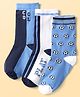 Pine Kids Knit Ankle Length Silvadur Antimicrobial Socks With Football Print(Colour May Vary)