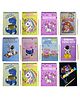 Asera Scratch Art Book A5 Size (20x14cms) with Wooden Stylus Birthday Return Gift for Kids of All Age Group. (Big Size (12 Pc))