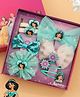 Yellow Bee Disney Set Of 8 Aladdin Featuring Princess Jasmine Designed Hair Accessories Combo  - Aqua Blue