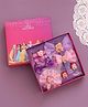 Yellow Bee Disney Set Of 8 Tangled Featuring Princess Rapunzel Designed Hair Accessories Combo - Purple