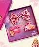 Yellow Bee Disney Set Of 4 Princess Aurora Designed Hair Accessories Combo - Pink