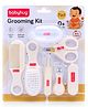 Babyhug 7-in-1 Baby Grooming kit| BPA Free| Includes Finger Brush ( with case), Nail Scissors, Comb, Hair Brush, Tweezer, Nail Clipper & Filer| Rounded Tip| Easy to Grip| Baby Friendly Tools
