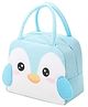 House of Quirk Insulated Lunch Bag   Cooler for Office, Picnic, School   Waterproof Canvas With Pocket for Women, Men, Girls, Kids (Light Blue)