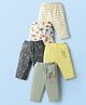 OHMS Single Jersey Knit Full Length Printed Lounge Pant Pack Of 5 - Multicolour