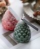 MOMISY Silicone Bubble Candle Moulds for Candle Making, Ideal for Diwali Candles, Chocolates, Personalized Gifting, Home Decoration (Pineapple-8)