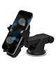 MOMISY Car Mount Adjustable Car Mobile Phone Holder Stand Universal Long Arm, for Dashboard & Windshield, 360 Rotational, Strong Suction Cup for Smartphones (Zigzag)