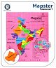 Aditi Toys Educational India Map Puzzle for Kids 24-Piece Colorful Foam Puzzle with 35 Flags, Capitals & Union Territory Stickers Geography Fun
