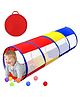 Bunie 6 feet Foldable Tunnel Tent House for Kids- Multicolor