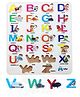 Bunie Capital Letters Alphabets Learning Board with Pictures - Multicolor