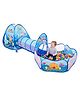 Bunie Ocean Theme 3 in 1 Kids Tent House with Tunnel (Balls Not Included)  Blue