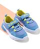 Cute Walk by Babyhug Velcro Closure Sneakers with Text Print - Blue