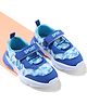 Cute Walk by Babyhug Sneaker with Velcro Closure & Camouflage Print - Blue