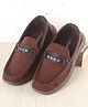 Pine Kids Slip on Loafers With Applique - Brown