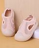 Babyoye Velcro Closure Solid Color Sandals - Pink