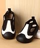 Babyoye Velcro Closure Solid Color Sandals - Black