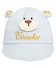 Kidofash Cotton Bear Applique Detailed Cap - Blue