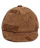 Kidofash Corduroy Colour Blocked Cap - Brown