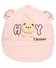 Kidofash Teddy Bear Applique Detailed Cap - Pink