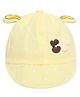 Kidofash Bunny Applique Detailed Cap - Yellow