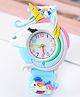 Babyhug Unicorn Shaped Analog Watch Free Size - Light Blue